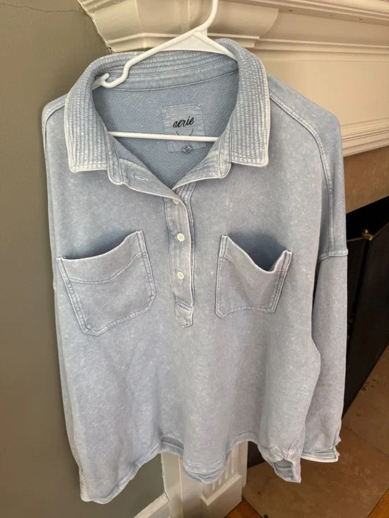 Aerie Polo Sweatshirt - Picture 4 of 4